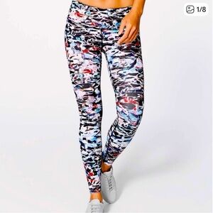 Lululemon Athletica Multicolor Abstract Leggings